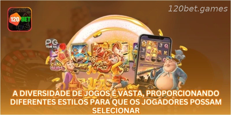 A diversidade de jogos é vasta, proporcionando diferentes estilos para que os jogadores possam selecionar.