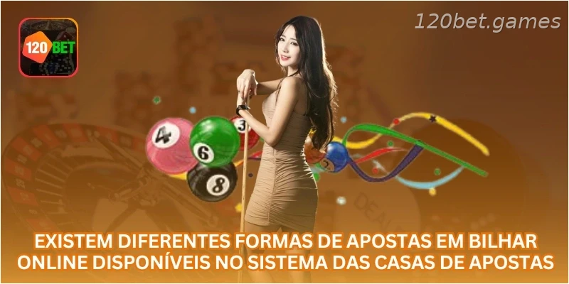 Existem diferentes formas de apostas em bilhar online disponíveis no sistema das casas de apostas.